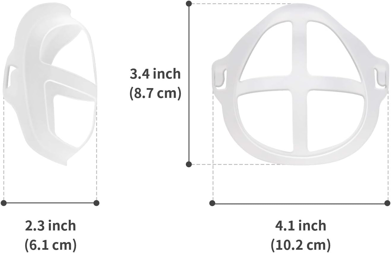3D Face Inner Bracket,Protect Lipstick Lips,Internal Support Holder Frame Nose Breathing smoothly (5): Health & Personal Care