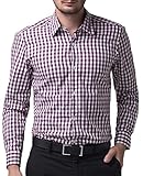 PAUL JONES Mens Plaid Casual Dress Cotton Shirts CL6299