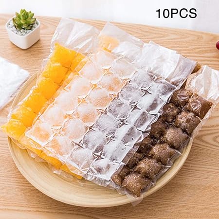 julyso Bandeja de Hielo Bolsa de Hielo desechable Nevera Paleta ...