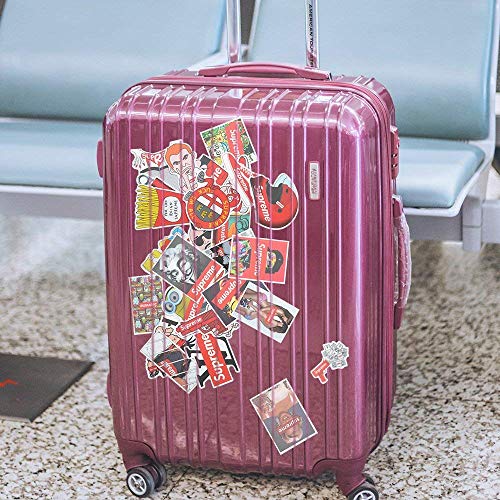 Supreme Stickers Pack FNGEEN Laptop Stickers Bomb Motorcycle Bicycle Luggage Decal Graffiti Patches Skateboard Stickers for Laptop Travel Case Skateboard Guitar Car Bike Bumper decals (Series 50A)