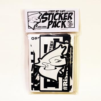 Amazon Co Jp ストリートアートslapsステッカーパックjaberホワイトninjaシリーズauthenticグラフィティステッカー ホーム キッチン