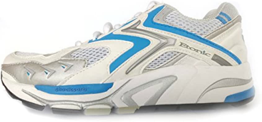 Etonic Women�s Walking Shoe Wht/Blue/SIL Size