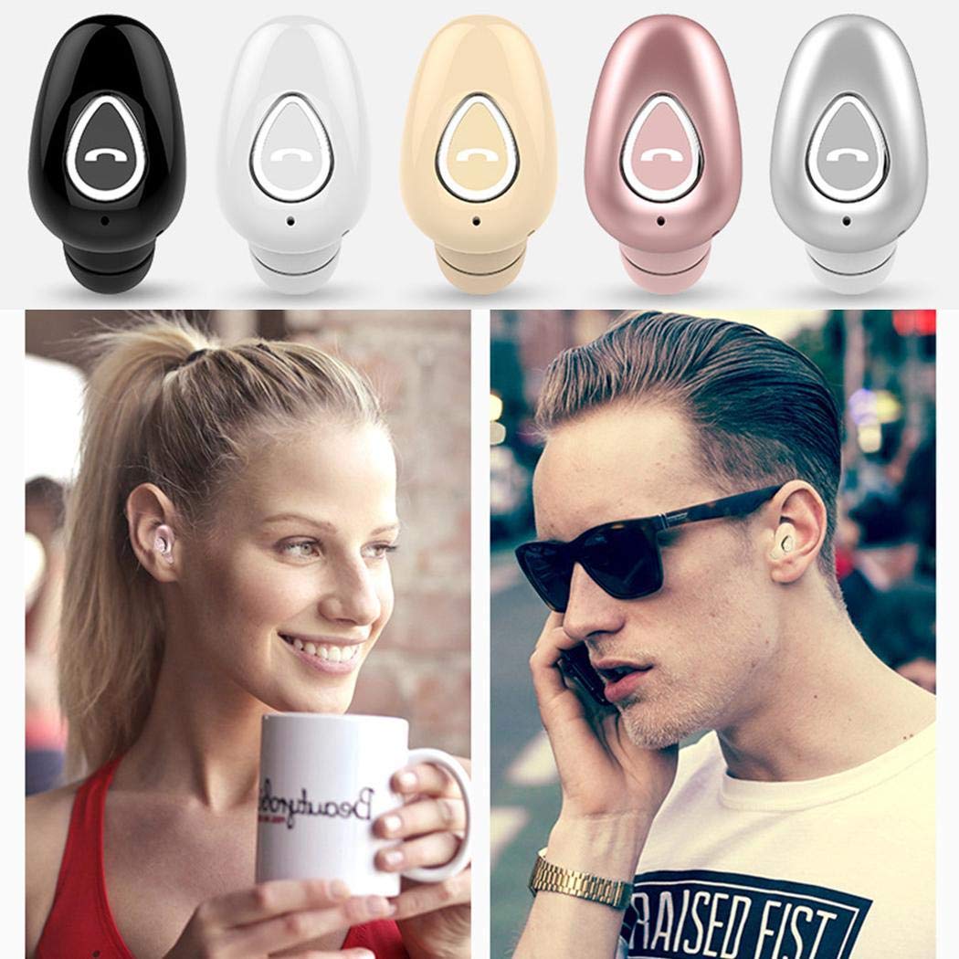 eubell Bluetooth Headphone, Wireless Sport Earbud 5 Hours Talking Time HD Microphone Bluetooth Headset One Piece Complexion