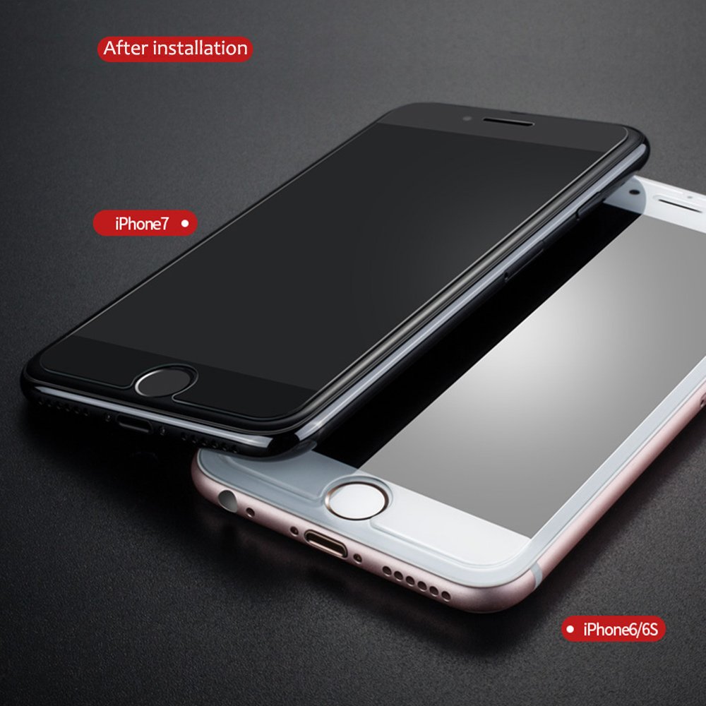 [3-PACK]iPhone 7 6/6s Screen Protector,toobeeyoo Ultra Clear and Slim Tempered Glass with 9H Hardness Anti-Scratch,Fingerprint and Bubble Proof