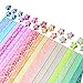 LoveS Origami Stars Papers Package (Glows in the dark), 20 Colors, 600 Sheets