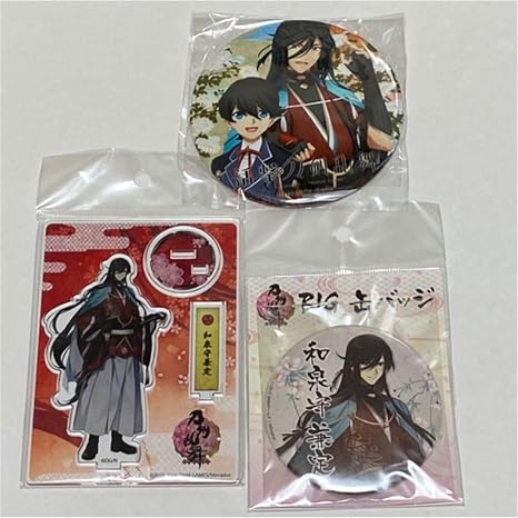 Amazon 活撃 刀剣乱舞 とうらぶ 和泉守兼定 堀川国広 缶バッジ アクスタ アイドル 芸能人グッズ 通販