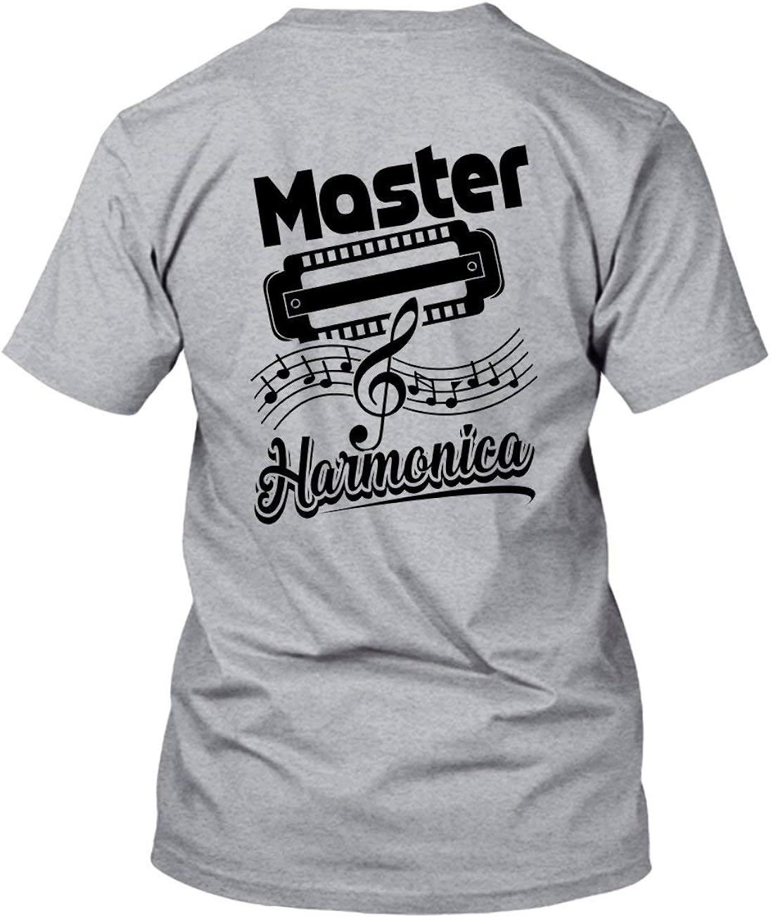 LookPink Master Harmonica T Shirt, Short Sleeve Tee, Cotton Shirts