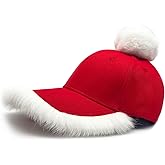 BengPro Christmas Santa Baseball Hat Cap Unisex Adult Men Women Merry Christmas Xmas Hat Adjustable Cotton Santa Baseball Cap Red