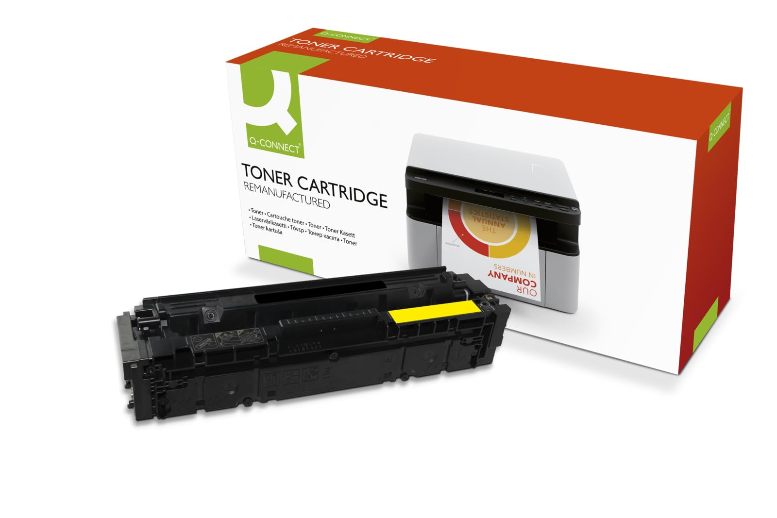 Q-Connect Compatible HP CF542X Toner Cartridge Yellow CF542X-COMP