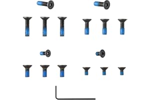 NVGUOES 16Pcs Red Dot Screw Kit for Mounting RMSc/Holosun SCS/EPS Carry/407k/507k on Various Models of Optics Ready S&S P365 P365XL/P365 XMACRO (12.9 Grade Carbon Stee with mounting Tool)
