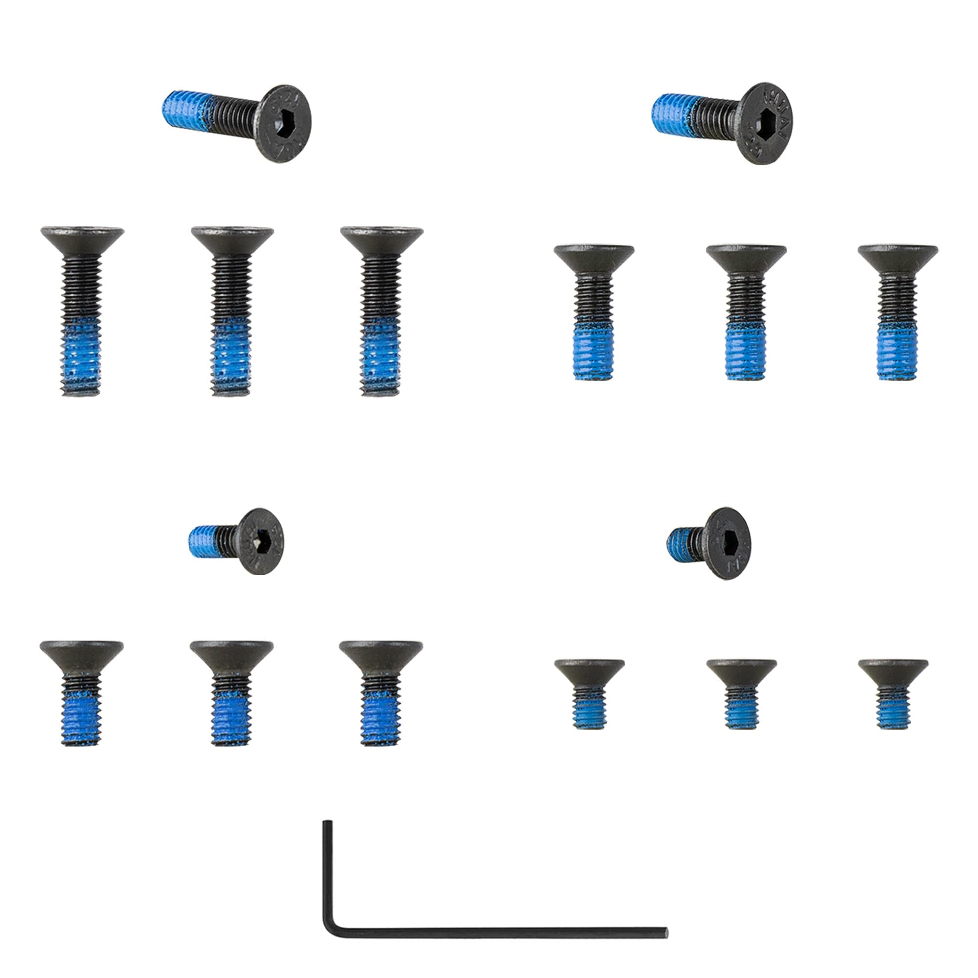 Photo 1 of 16Pcs Red Dot Screw Kit for Mounting RMSc/Holosun SCS/EPS Carry/407k/507k on Various Models of Optics Ready S&S P365 P365XL/P365 XMACRO (12.9 Grade Carbon Stee with mounting Tool)