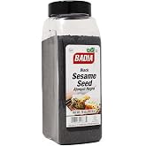 Badia Black Sesame Seed, 16 oz – Whole Black Sesame Seeds for Cooking | Whole Black Sesame Seeds For Cooking, Baking & Garnis