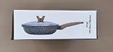 ZUOFENG Non Stick Frying Pan Set 20cm 24cm 28cm Stone Granite Coating view 7