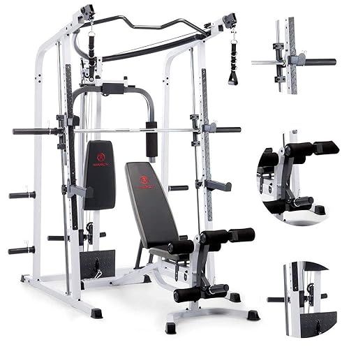 Marcy Pro Smith Cage Workout Machine Full Body Training Home Gym