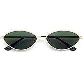 Retro Oval Sunglasses for Women Designer 2025 Womens Chic Sun Glasses Polarized 2025 Metal 90s AM6653