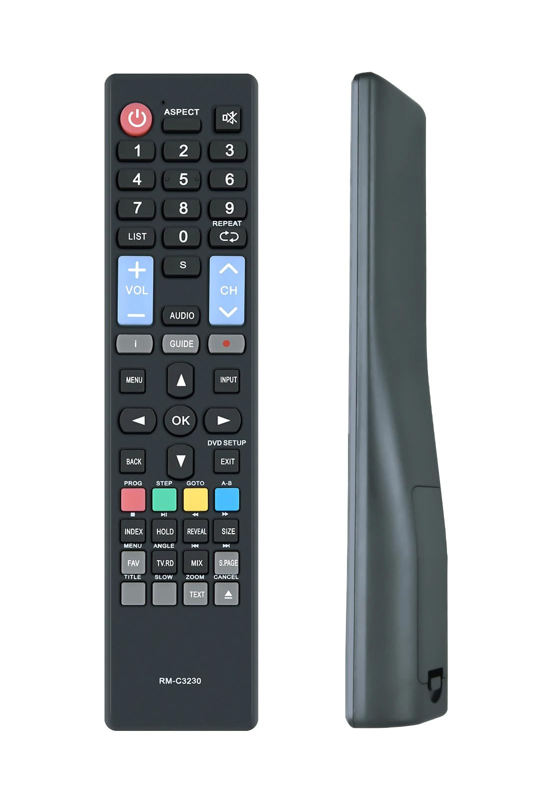 RM-C3230 Replacement Remote Control for JVC TV LT-32C360 LT-32C365 LT-32C480 LT-32C485 LT-39C460 LT-39C640