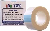 HBG Hypoallergenic Toupee Wig Tape Double Sided Transparent 5m x 25mm Adhesive view 2