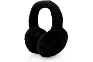 Kapsuen Ear Muffs Winter Women - Foldable Earmuffs Men Soft Fluffy Ear Warmer Ladies Ear Cover for Cold Weather Outdoor