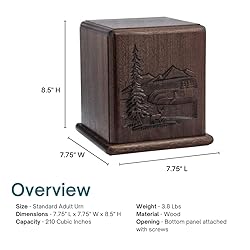 Silverlight Urns In The Woods Carved Wood Cremation