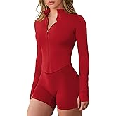 GYM RAINBOW Workout Jackets for Woman Lightweight Athletic Full Zip Running Jacket BBL Cropped Jackets Slim With Thumb Holes