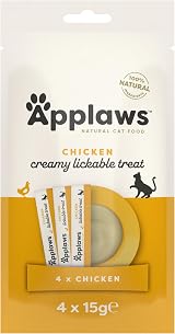 Applaws Creamy Chicken Lickable Cat Treats 40 Sachets 15g Grain Free