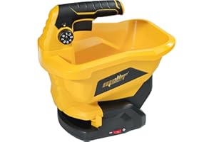 Danero Handheld Power Spreader Compatible with Dewalt 20V Battery(Tool Only), Cordless Seed Spreader Available Year-Round, Electric Lawn Spreaders for Grass Seed, Fertilizer, Salt, Ice Melt, Feed