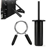 Weight Stack Pin with Spring Clip Collar, Fits 2-inch Olympic Weight Plates | Solid Steel Weight Stack Pin for Home and Commercial Gym Weight Machines