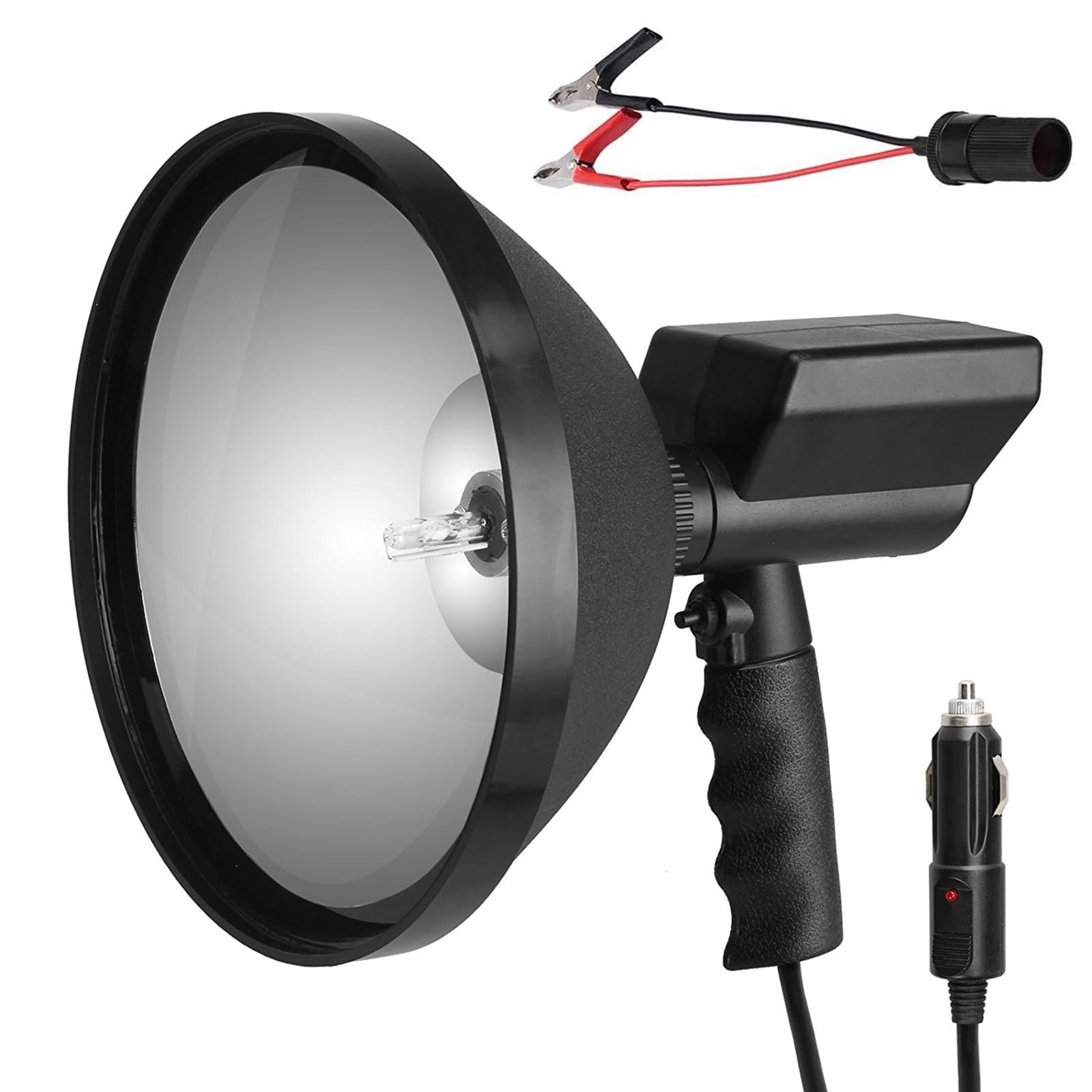 Photo 1 of EVTSCAN Spotlight Flashlight, 100W HID Handheld Torch Hunting Spot Light Work Spotlight Camping Fishing Boat