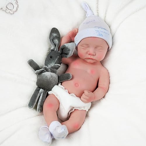 BABESIDE Lifelike Reborn Baby Dolls Silicone Full Body Boy 12