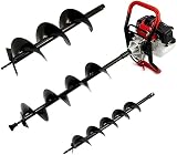 Dealourus 65cc Petrol Earth Auger 2-Stroke Digger 3 Bits Extension Pole view 7