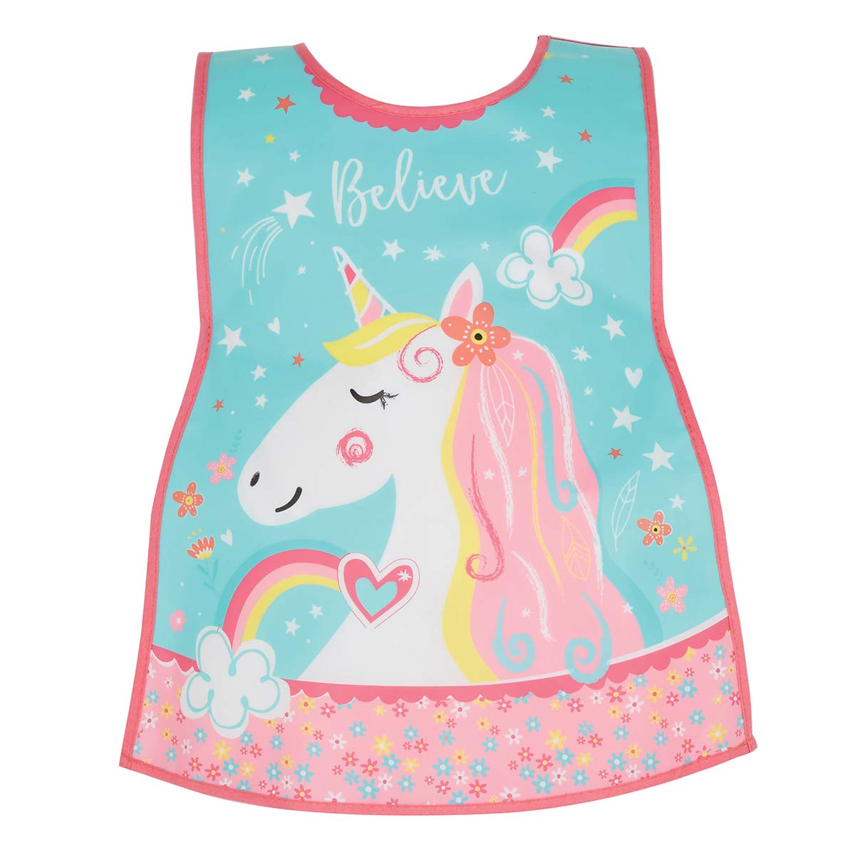 Cooksmart Kids British Designed PEVA Apron | Aprons For Cooking, Arts & Crafts or Other Hobbies | Childrens Aprons For Baking, Cooking, Cleaning or Arts & Crafts - Unicorn โ image 1