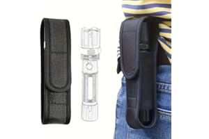 Protective Flashlight Bag Portable Nylon Protective Frame Adjustable Velcro Pocket Outdoor Camping Hiking Special Small Bag
