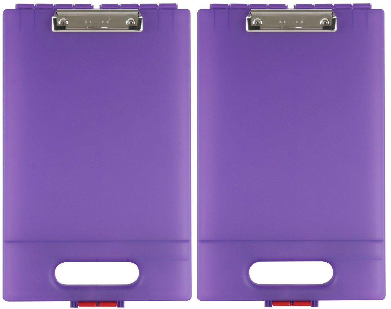 Dexas Clipcase Storage Clipboard with Handle, Set of Two, Purple