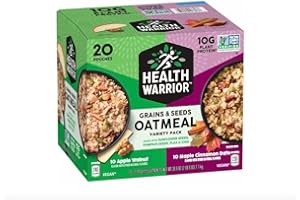 5-STAR Health Warrior Oatmeal Variety Pack(20 individual Packs)