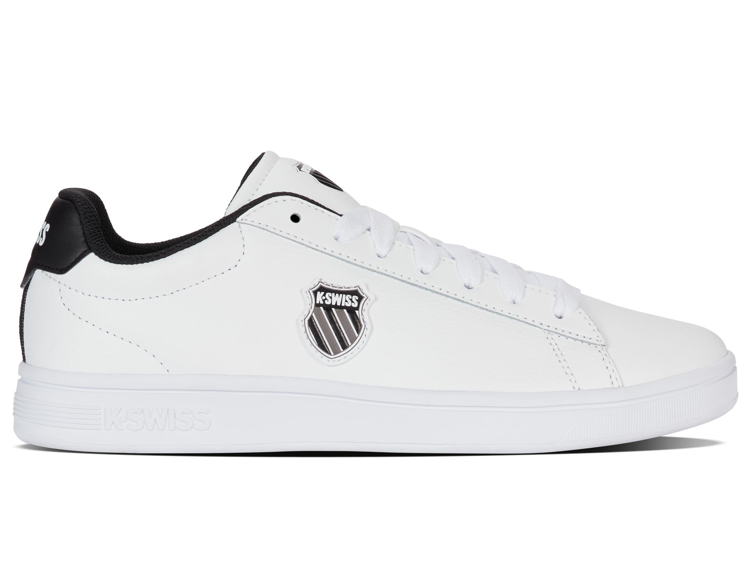 Kswiss Men's Court Shield Ii,Wht/Blk/Decmbrskygry,41,5EU
