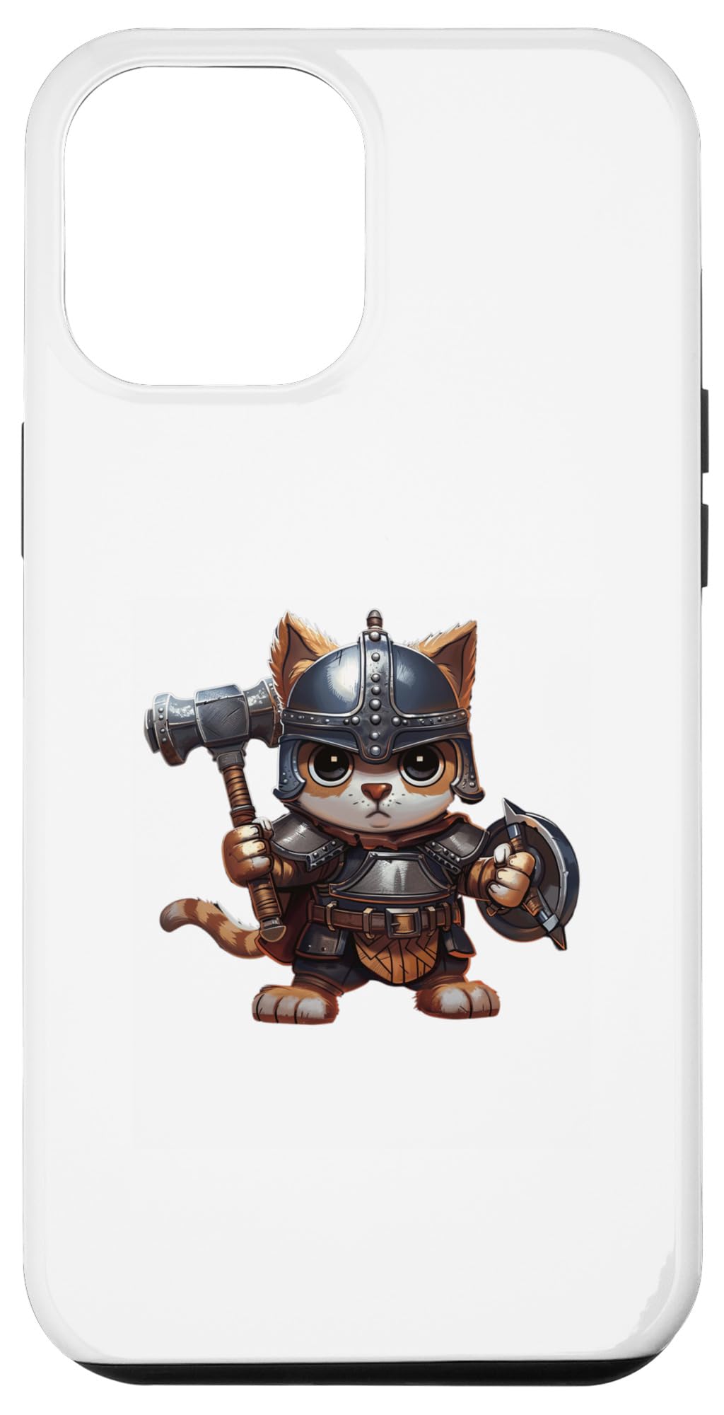 iPhone 14 Plus Anime Lover Japanese Art Animal Armored Warrior Cat Case