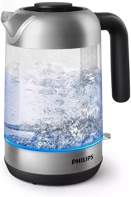Bouilloire Électrique 5000, 1,7L, Ébullition rapide, Verre