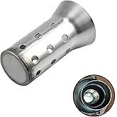 DgNeLai Motorcycle DB Killer 51mm Universal Exhaust Muffler Silencer Baffle | 2 Inch Slip-On Muffler Insert, Removable, Noise-Reducing Eliminator, Stainless Steel
