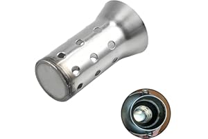 DgNeLai Motorcycle DB Killer 51mm Universal Exhaust Muffler Silencer Baffle Removable Noise Eliminator