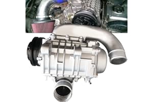 HINLIADA Supercharger Kit, Aluminum Supercharger Compressor Blower Booster Turbine SC14 2.0-3.5L Fit for Cherokee TOYOTA Previa HOVER, Universal Car SUV Supercharger Cherokee Roots Supercharger