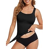 JOYSHAPER Shapewear Tops with Tummy Control Shapewear Camisole Tanks Square Neck Compression Tank Tops for Women