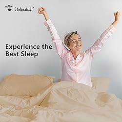 URBANHUT 1000 Thread Count 100% Solid Cotton Twin