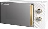 Russell Hobbs 17L Solo Microwave 700W White, 5 Power Levels & Timer
