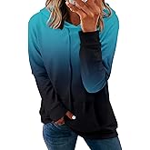 MODARANI Womens Pullover Hoodies Teen Girls Fashion Hooded Sweatshirt Womans Fall Tunic Top