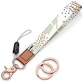 Rimilak Wristlet Keychain, Wrist Lanyard Key Chain for Women Men Car Keys ID Badges Card Wallet Phone Camera