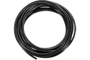 HARFINGTON Pneumatic Tubing Pipe Pu Hose 4mm OD x 2.5mm ID 5 Meters(16.4 FT) Air Compressor PU Polyurethane Line Hose Tube fo