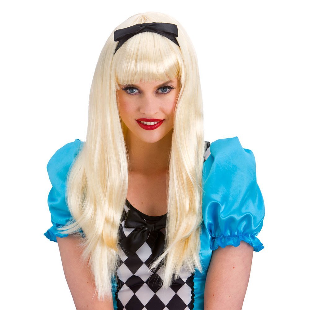 Wicked Costumes Adult Storybook Alice Fancy Dress Wig with Bow