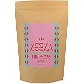Zeeza Hibiscus Tea, 1LB, Organic Hibiscus Flowers from Egypt - Cut & Sifted - Loose Leaf Tea - Ideal for Agua Fresca, Iced Tea, & Karkadé