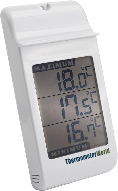 Thermometer World Digital Max Min Greenhouse Thermometer