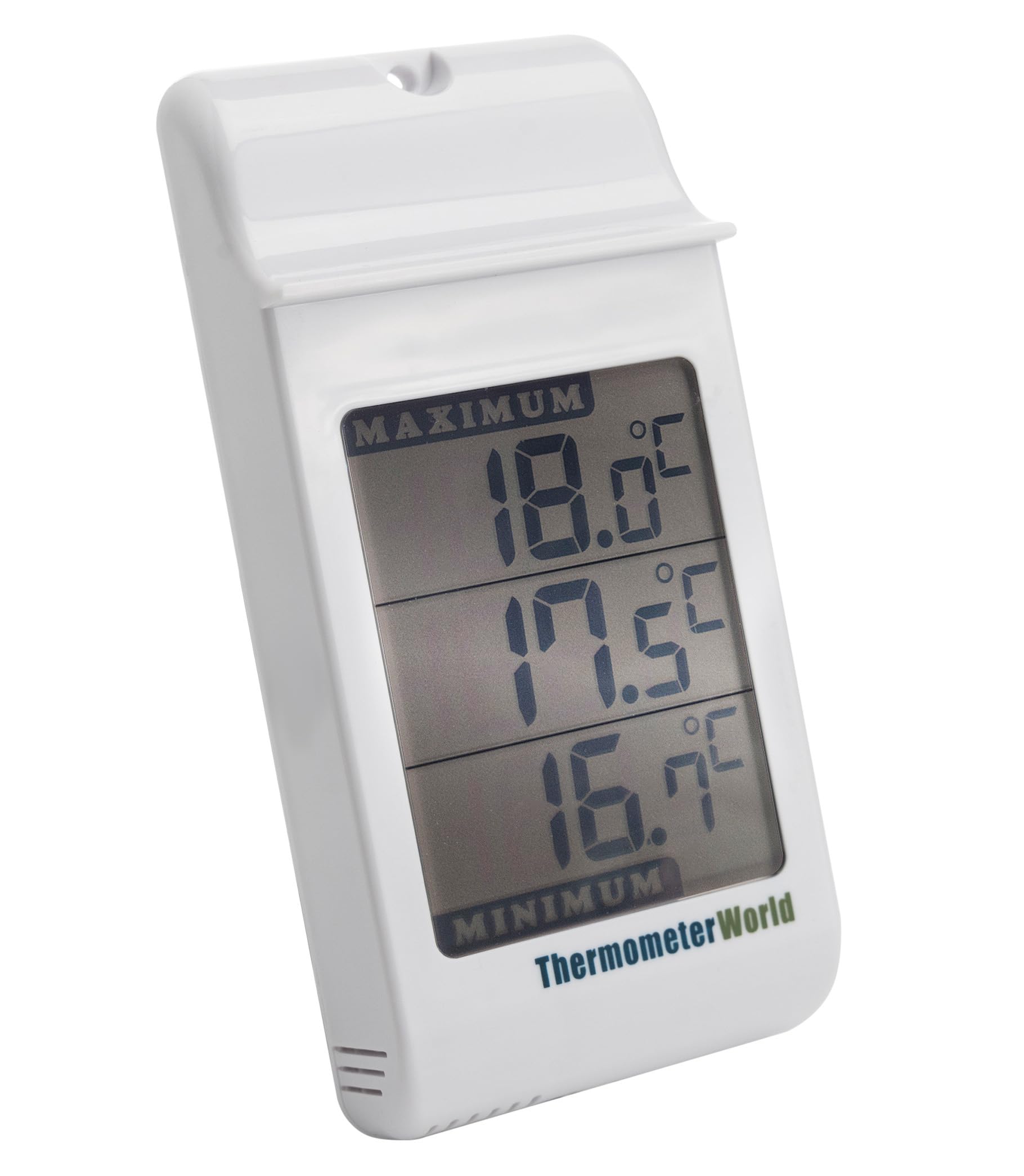 Digital Max Min Greenhouse Thermometer - Max Min Thermometer to Monitor Maximum and Minimum Temperatures, Wall Mounted Greenhouse Accessories for Indoor or Outdoor